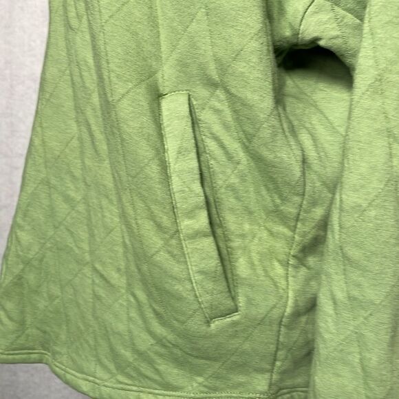 Universal Thread Relaxed Fit Green Diamond Quilted Pullover Hoodie (Size: XS) - Picture 8 of 12